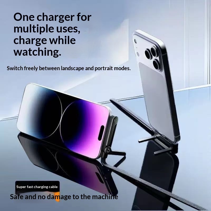 240W Fast-Charging Foldable Stand Data Cable - Image 4
