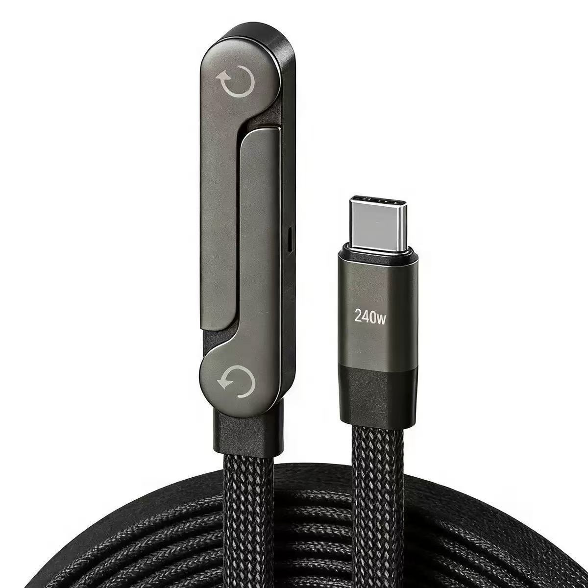 240W Fast-Charging Foldable Stand Data Cable - Image 8