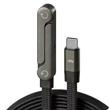 240W Fast-Charging Foldable Stand Data Cable - Image 2